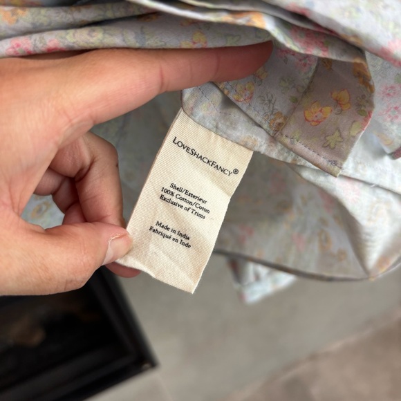 LoveShackFancy Sansom Floral Long Sleeve Top Blouse, Size S - Picture 15 of 16